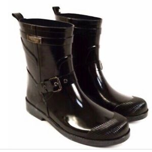 Coach Lester Rainboots in black